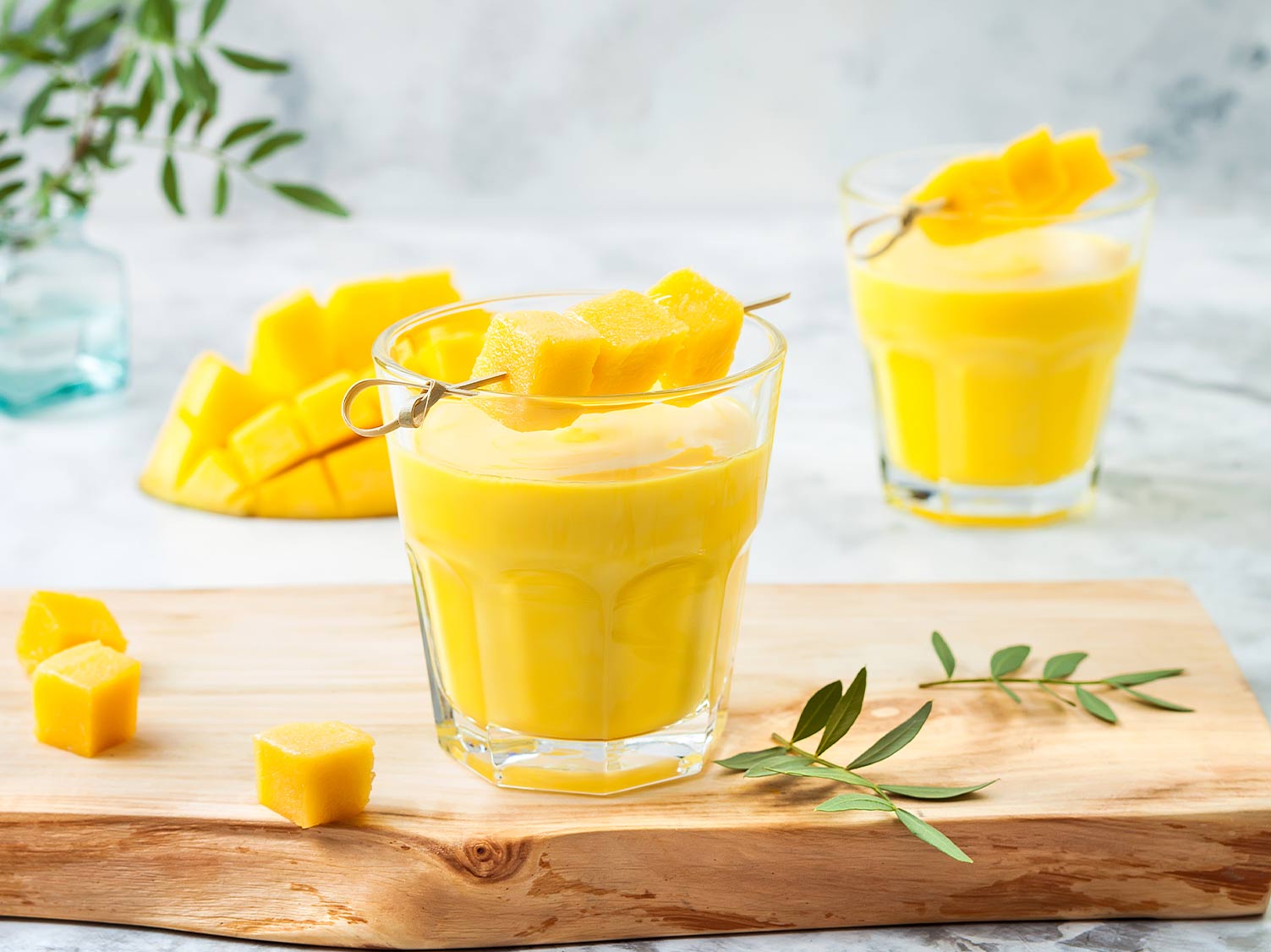 Soleil MImosa Mango Lassi cocktail recipe